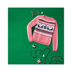 pepperts Kinder Mädchen Pullover mit niedlichem Weihnachtsmotiv - B-Ware