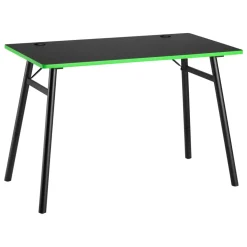 Piranha Gaming Gamingtisch, B 60 x T 110 x H 75 cm, schwarz - B-Ware neuwertig