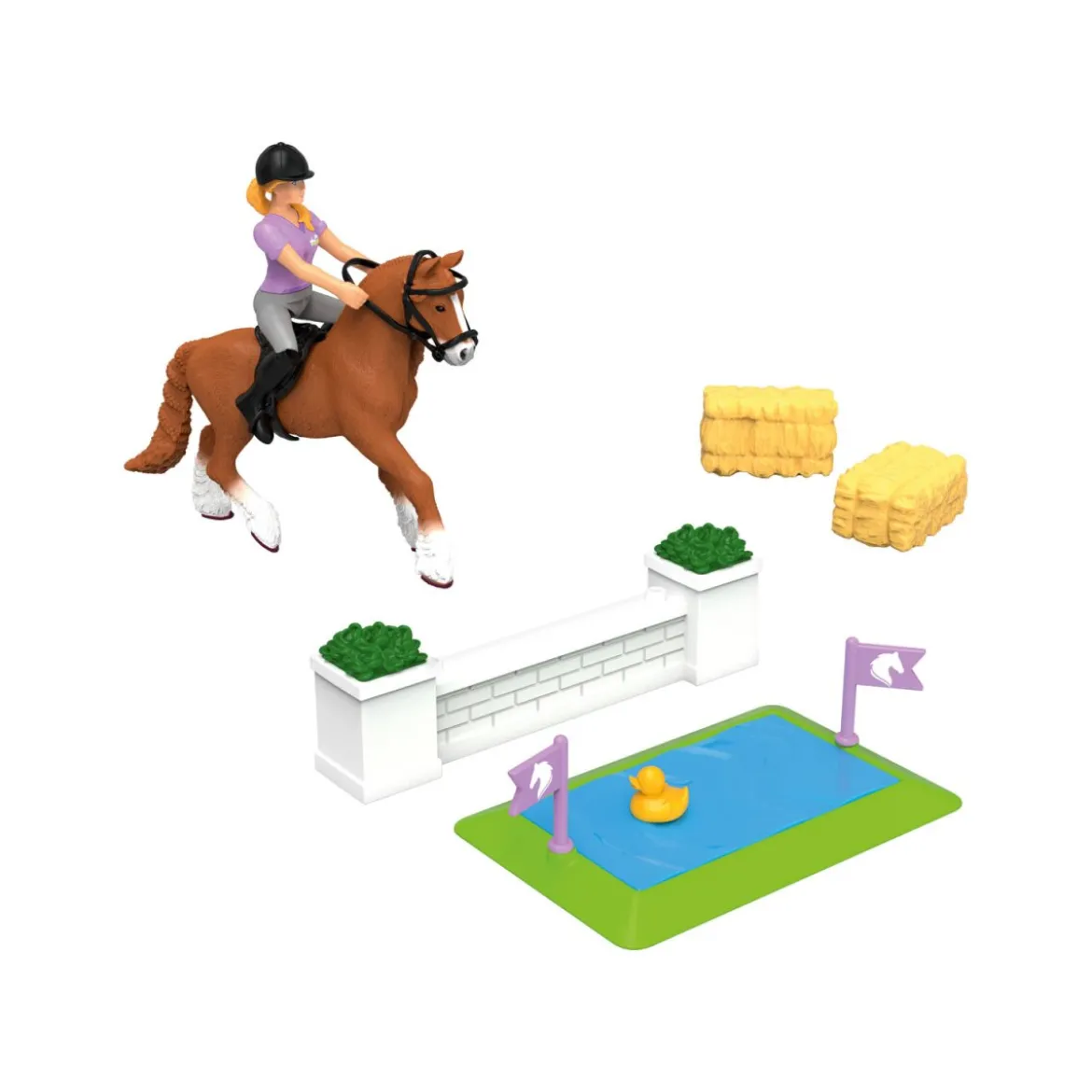 Playtive Animal Adventures Figuren-Set M (Reiterhof - Turnier) - B-Ware neuwertig