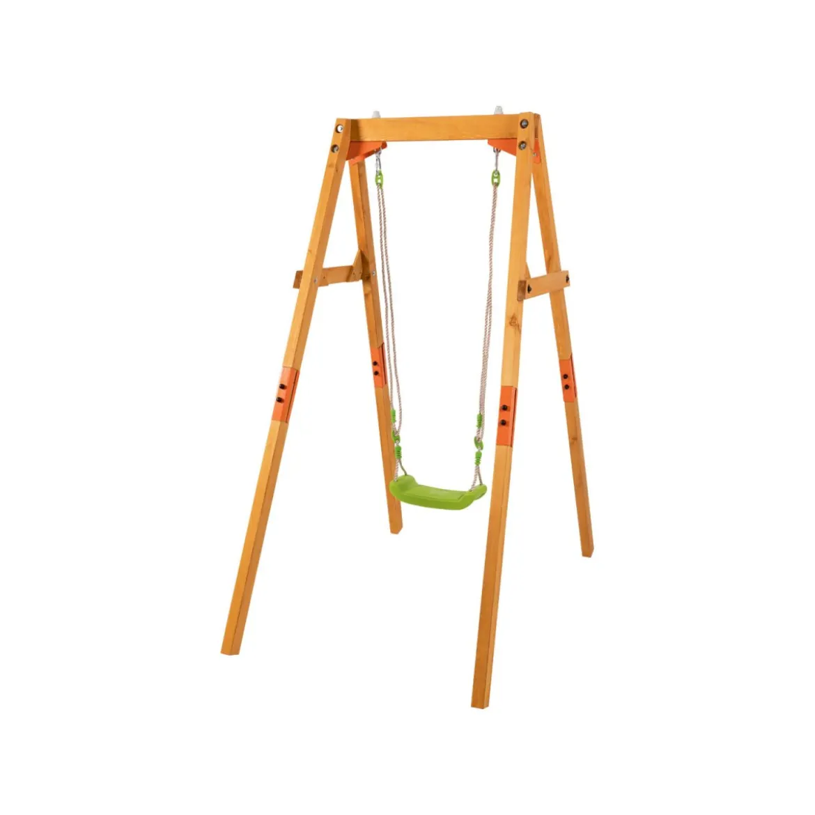 PLAYTIVE Kinder Holzschaukel, mit verstellbarer Seillänge - B-Ware neuwertig