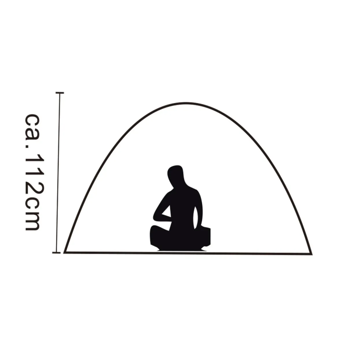 Pop-up-Campingzelt für 2 Personen - B-Ware