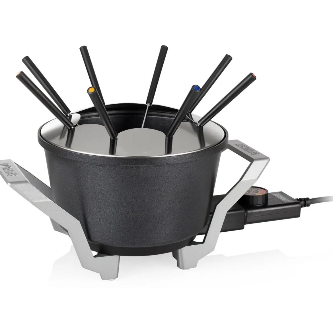 PRINCESS Elektro Fondue, 173100 Premium, 1,5 l, schwarz - B-Ware neuwertig