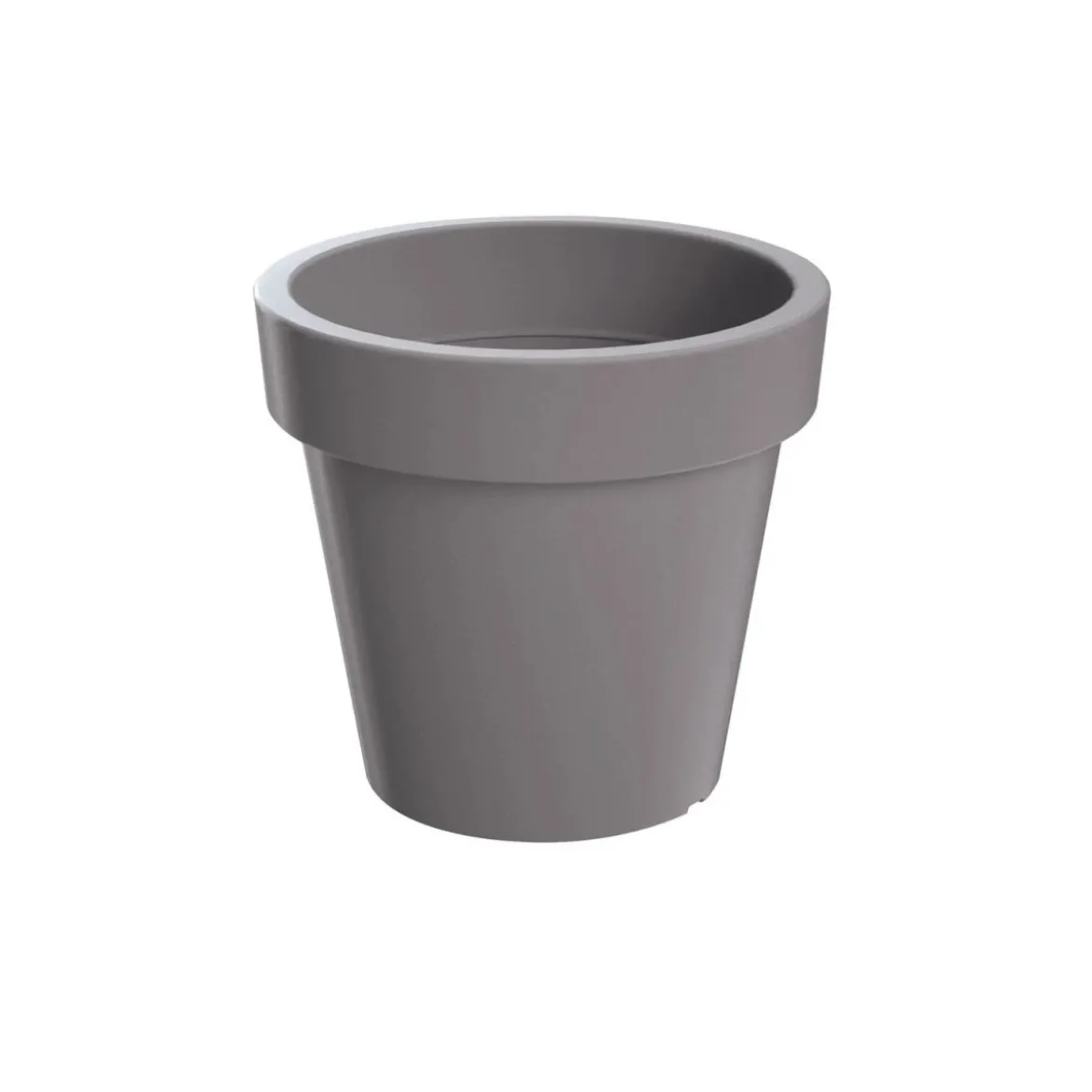 PROSPERPLAST Blumentopf »LOFLY«, aus hochwertigem Kunststoff (Steingrau, 490x455) - B-Ware neuwertig