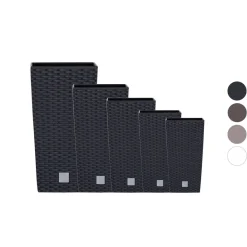 Prosperplast Blumentopf »Rato Square«, mit Pflanzeinsatz, Optik Rattangeflecht - B-Ware
