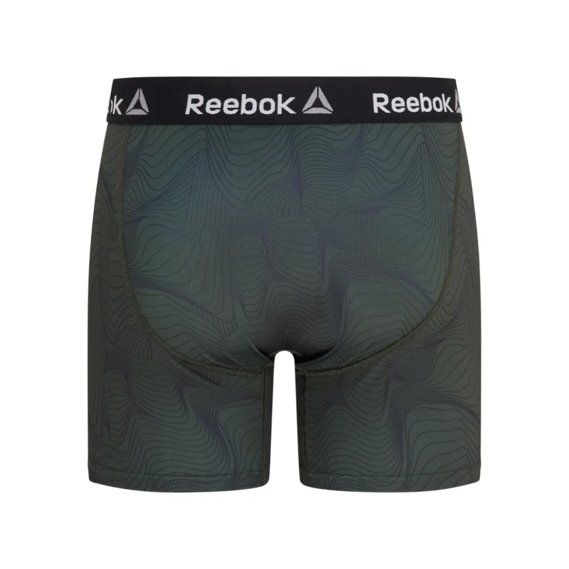 REEBOK Herren Boxershorts, 2 Stück (schwarz/khaki, S (44/46)) - B-Ware neuwertig