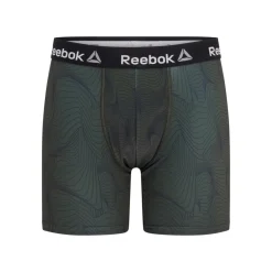 REEBOK Herren Boxershorts, 2 Stück (schwarz/khaki, S (44/46)) - B-Ware neuwertig