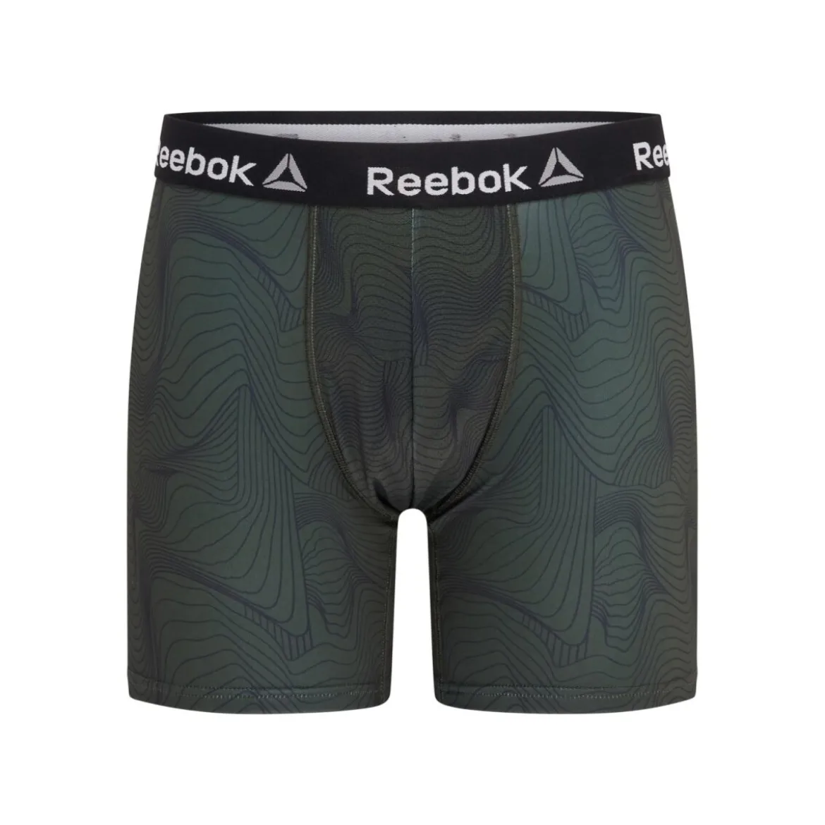 REEBOK Herren Boxershorts, 2 Stück (schwarz/khaki, S (44/46)) - B-Ware neuwertig