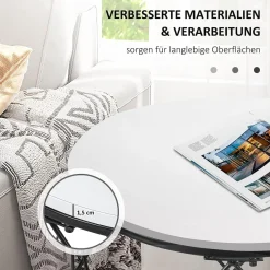 Ribelli 2er Set Beistelltische, weiß - B-Ware gut