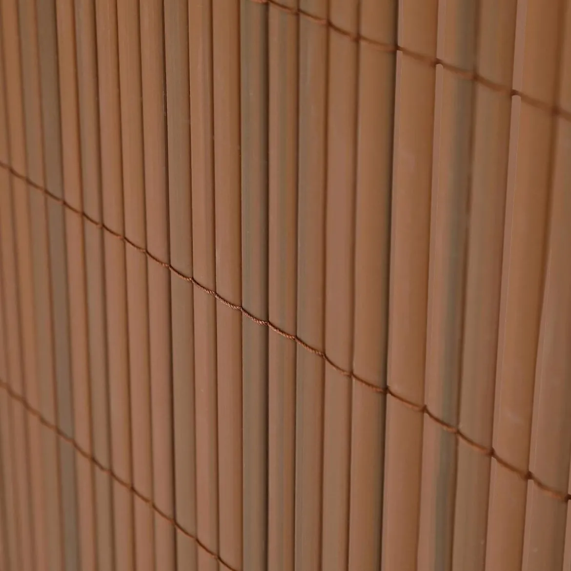Ribelli PVC Sichtschutzmatte, 1 x 3 m, braun - B-Ware neuwertig