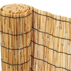 Ribelli Schilfzaun, 80 x 400 cm, natur - B-Ware neuwertig