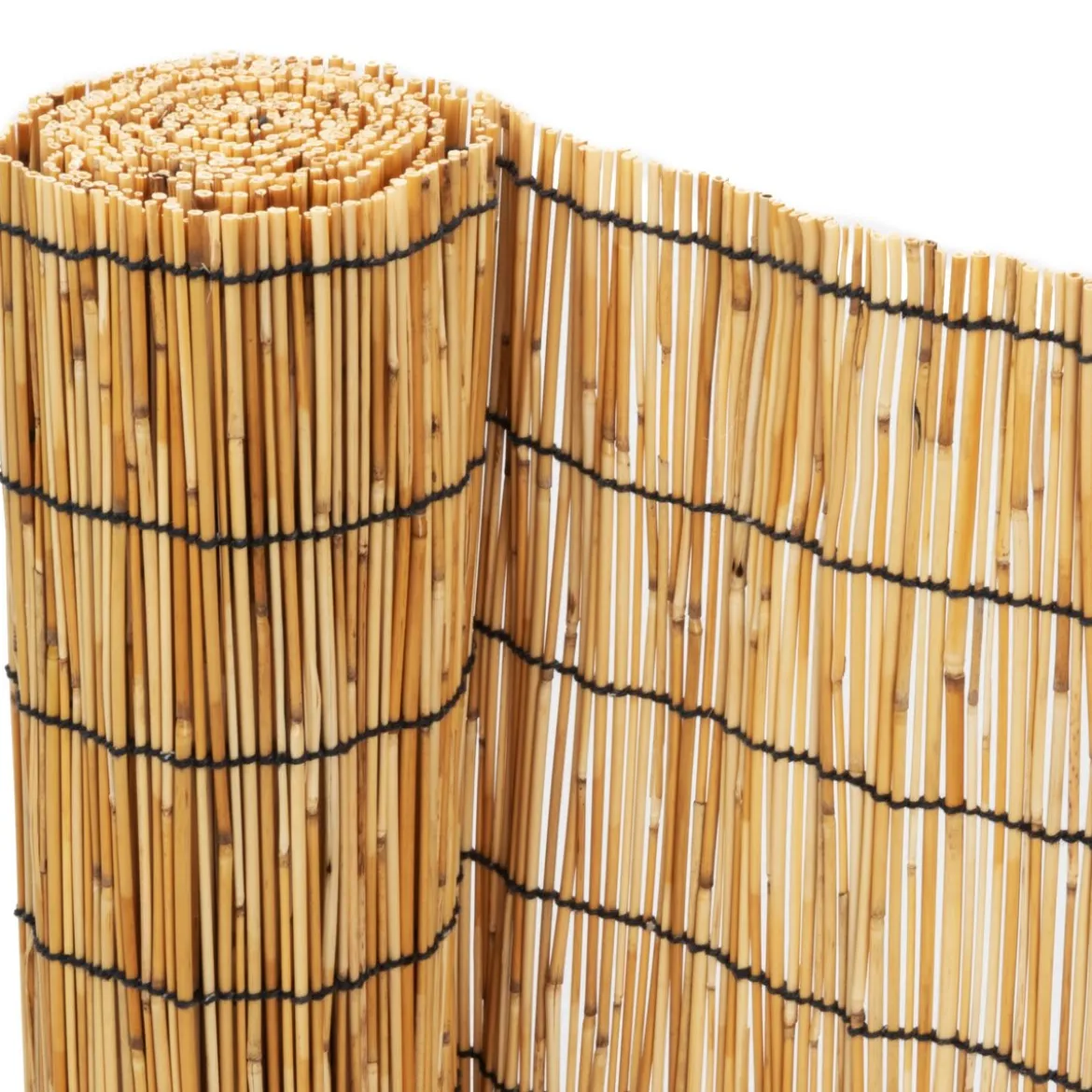 Ribelli Schilfzaun, 80 x 400 cm, natur - B-Ware neuwertig