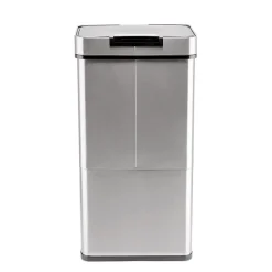 Ribelli Sensor Mülleimer, 4 Fächer, 72 L, silber - B-Ware sehr gut
