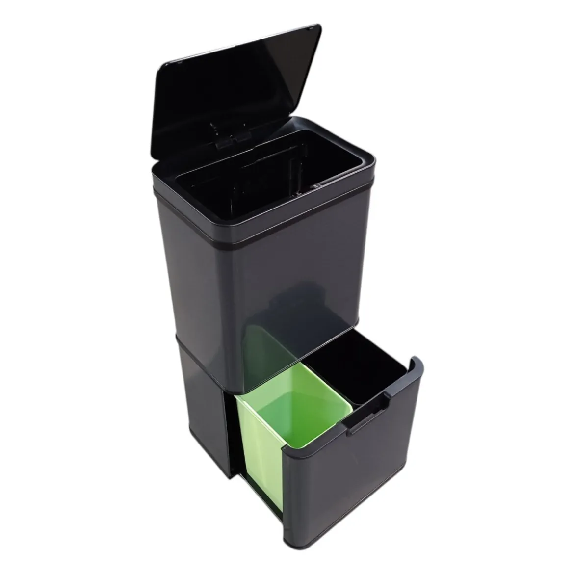 Ribelli Sensor-Mülleimer, 72 L, grau - B-Ware Transportschaden Kosmetisch