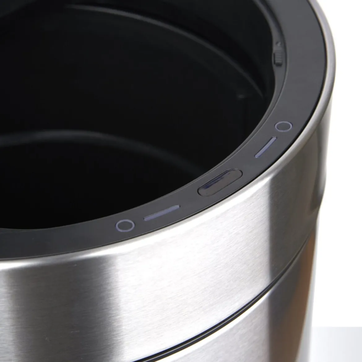 Ribelli Sensor-Mülleimer 30 L, rund, grau - B-Ware neuwertig