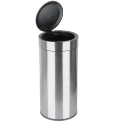 Ribelli Sensor-Mülleimer 30 L, rund, grau - B-Ware neuwertig
