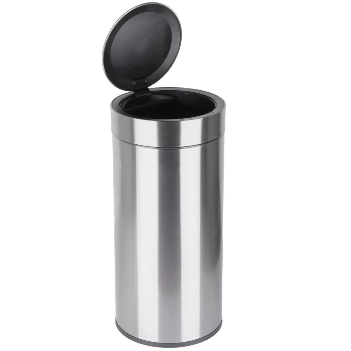 Ribelli Sensor-Mülleimer 30 L, rund, grau - B-Ware neuwertig