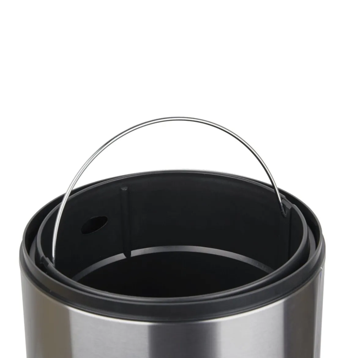 Ribelli Sensor-Mülleimer 30 L, rund, grau - B-Ware neuwertig