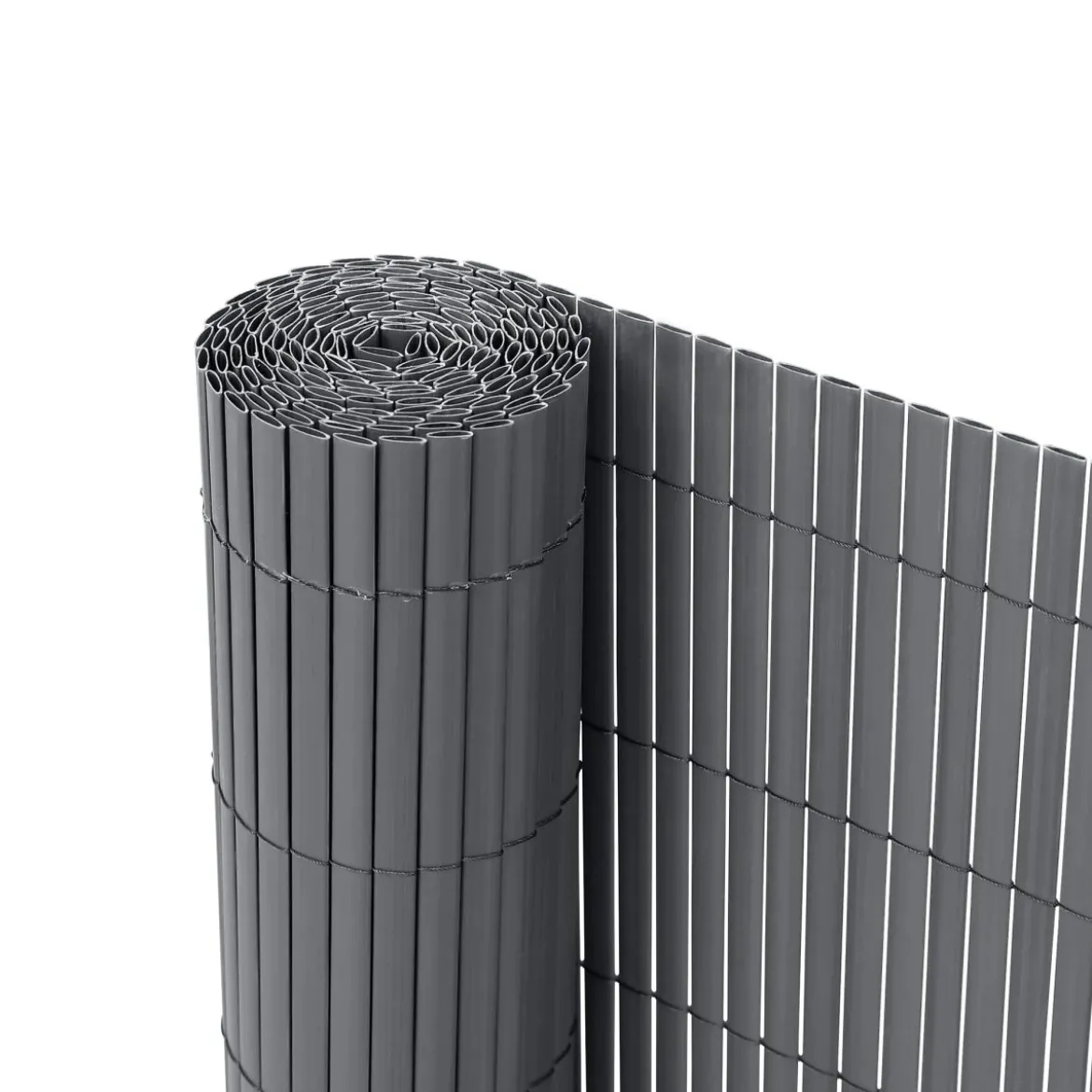 Ribelli Sichtschutzmatte, aus PVC, 80 x 300 cm, anthrazit - B-Ware neuwertig