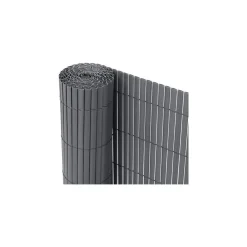Ribelli Sichtschutzmatte, aus PVC, 90 x 500 cm, anthrazit - B-Ware neuwertig
