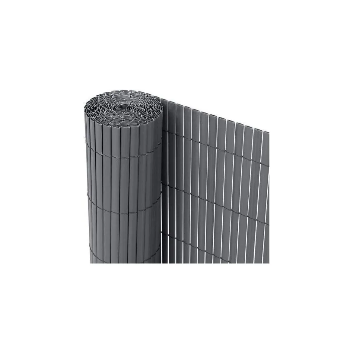 Ribelli Sichtschutzmatte, aus PVC, 90 x 500 cm, anthrazit - B-Ware neuwertig