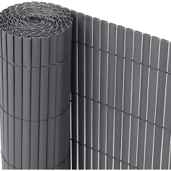 Ribelli® Sichtschutzmatte, aus PVC, 120 x 300 cm, anthrazit - B-Ware neuwertig