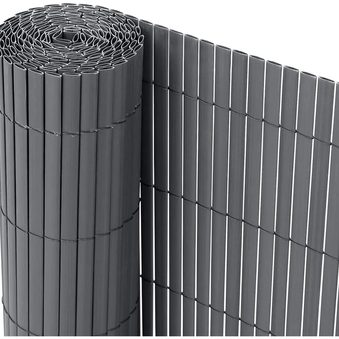 Ribelli Sichtschutzmatte, aus PVC, 160 x 400 cm, anthrazit - B-Ware neuwertig