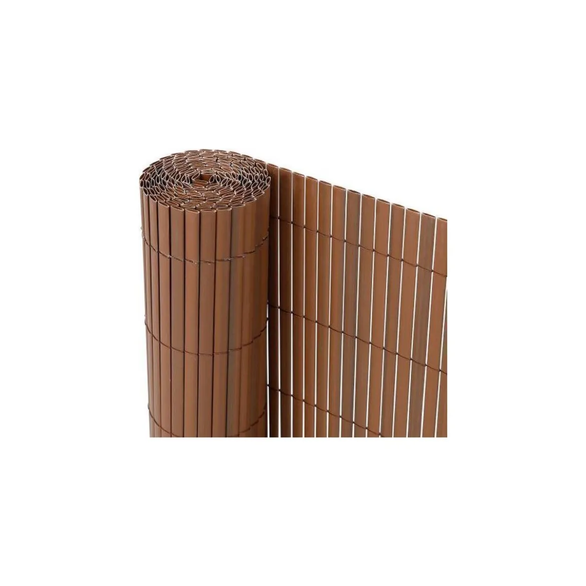 Ribelli Sichtschutzmatte, aus PVC, 120 x 400 cm, braun - B-Ware sehr gut