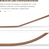 Ribelli Sichtschutzmatte, aus PVC, 90 x 400 cm, braun - B-Ware sehr gut