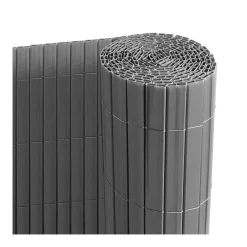Ribelli Sichtschutzmatte, aus PVC, 100 x 500 cm, grau - B-Ware sehr gut