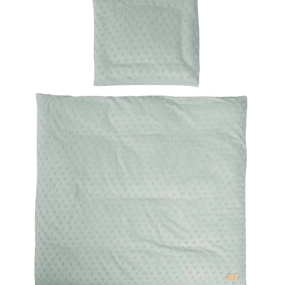 roba Babybettwäsche Lil Planet 80 x 80 cm - 2-teiliges Bettwäsche Set - Bio Baumwolle, Frosty Green - B-Ware sehr gut