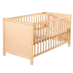 roba® Kinderbett Gitterbett, 70 x 140 cm, Kombi-Kinderbett, natur - B-Ware neuwertig