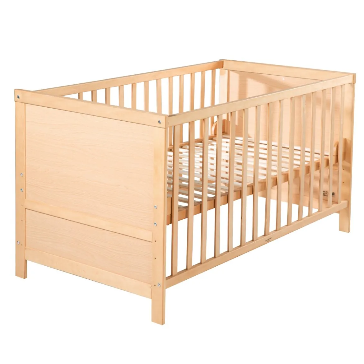 roba® Kinderbett Gitterbett, 70 x 140 cm, Kombi-Kinderbett, natur - B-Ware neuwertig