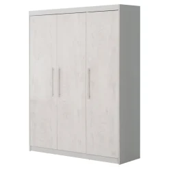roba Kleiderschrank 'Maren 2', 3-türig, Lichtgrau/weiß - B-Ware sehr gut