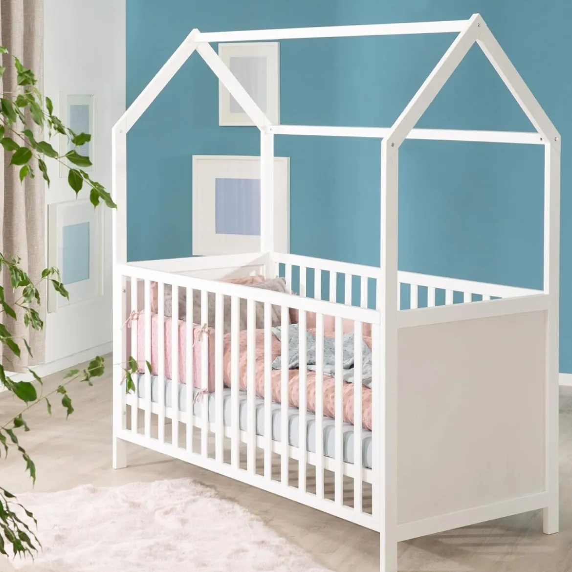 roba Kombi-Kinderbett, 3-fach verstellbar, 70 x 140 cm, weiß - B-Ware neuwertig