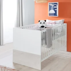 roba Kombi-Kinderbett Julia, 70 x 140 cm, weiß/Eiche - B-Ware neuwertig