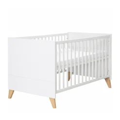 roba Kombi-Kinderbett Leon, umbaufähig, 70 x 140 cm, weiß/natur - B-Ware sehr gut