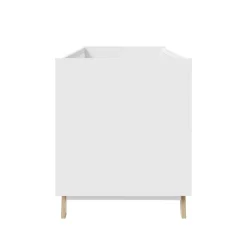 roba Kombi-Kinderbett 'Smile', 70 x 140 cm, Füße aus Eiche massiv / weiß - B-Ware sehr gut