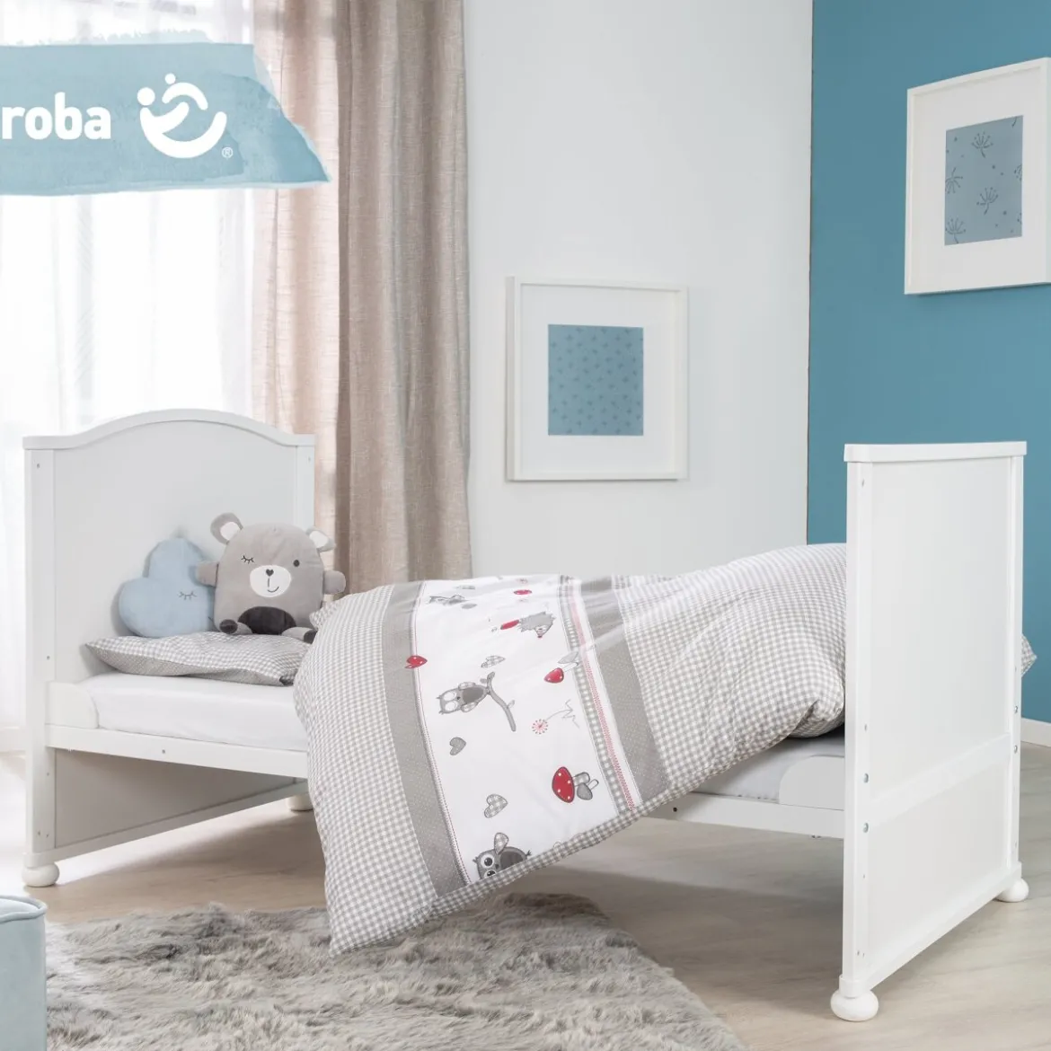 roba Komplettbettset Adam & Eule, umbaubar, 70 x 140 cm - B-Ware