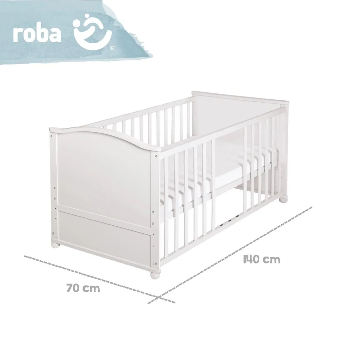 roba Komplettbettset Adam & Eule, umbaubar, 70 x 140 cm - B-Ware