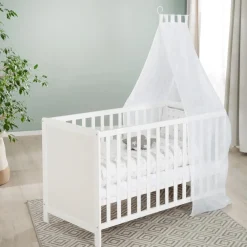 roba Multifunktionsbett mit Beistellfunktion RK0176W-16V191, 60x120 cm, weiß - B-Ware sehr gut