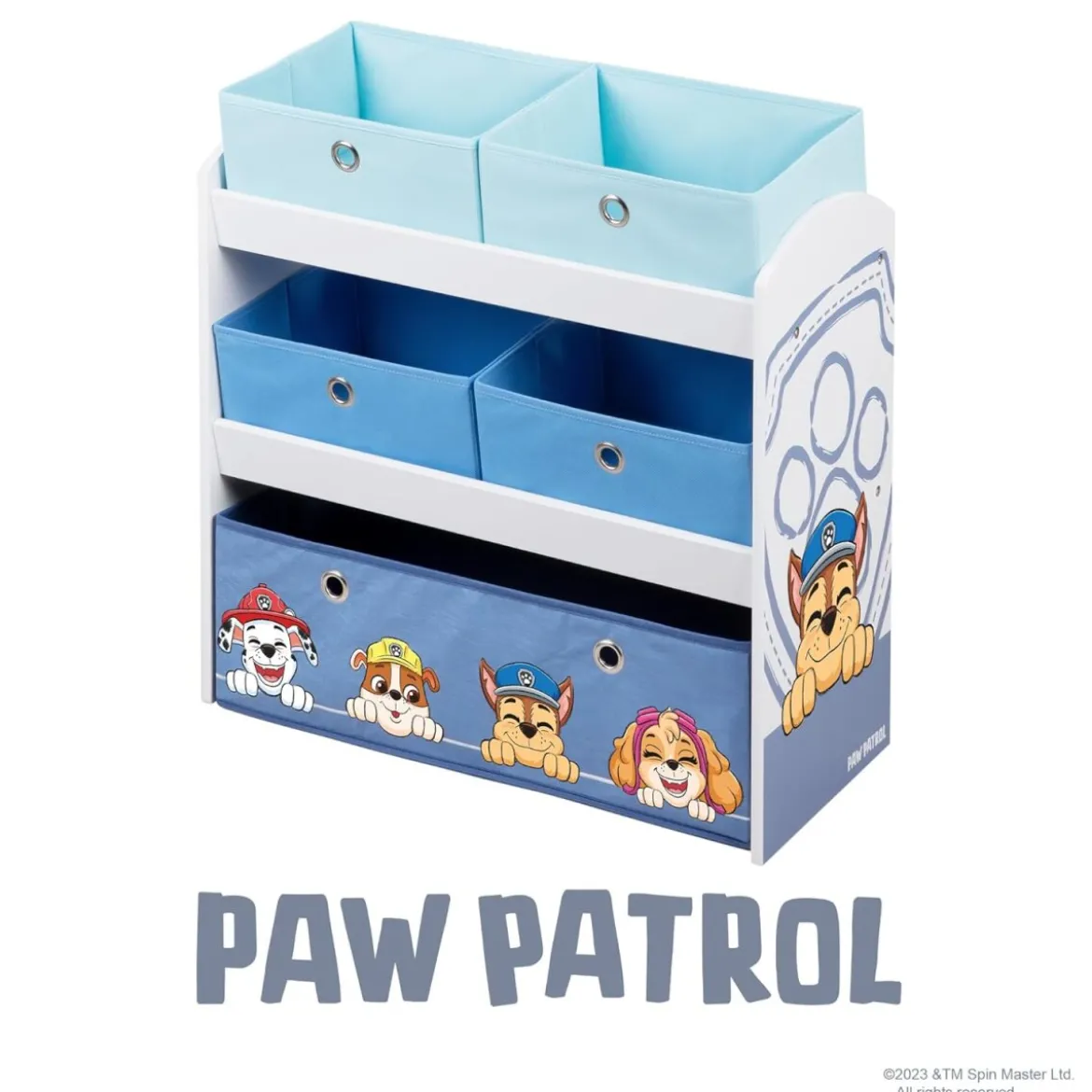 roba »Paw Patrol« Spielregal, mit Stoffboxen - B-Ware neuwertig