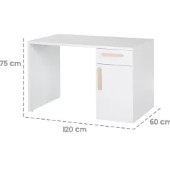roba Schreibtisch 'Clara', weiß - B-Ware sehr gut