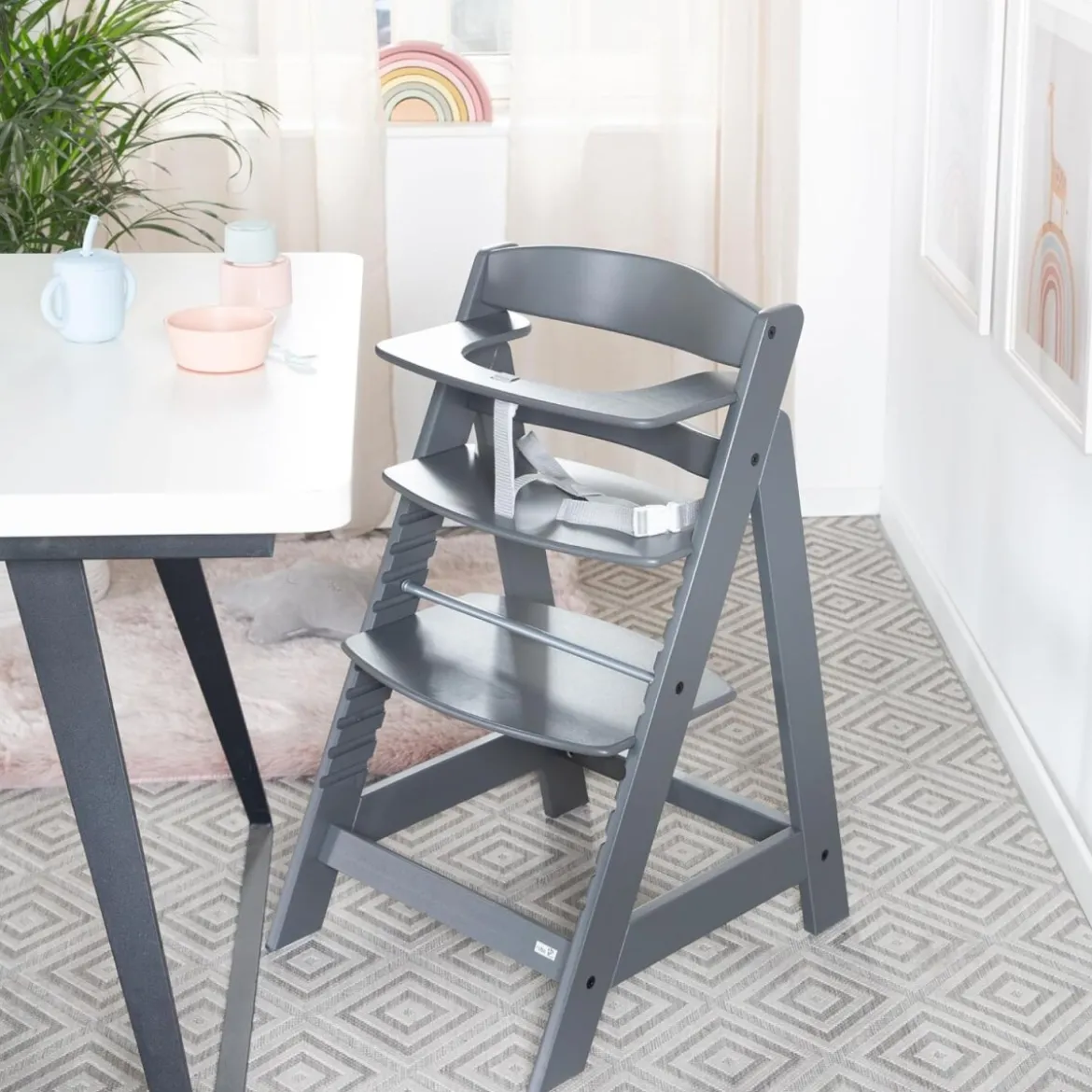 roba Treppenhochstuhl Sit Up Flex, anthrazit - B-Ware sehr gut