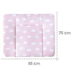roba Wickelauflage 'Kleine Wolke rosa', ca. 85 x 75 cm - B-Ware neuwertig