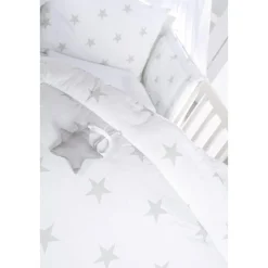 roba Wickelauflage Little Stars, 85 x 75 cm, Sterne Motiv/Weiß - B-Ware neuwertig