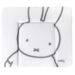 roba Wickelauflage Miffy, 85 x 75 cm, weiß/grau - B-Ware neuwertig