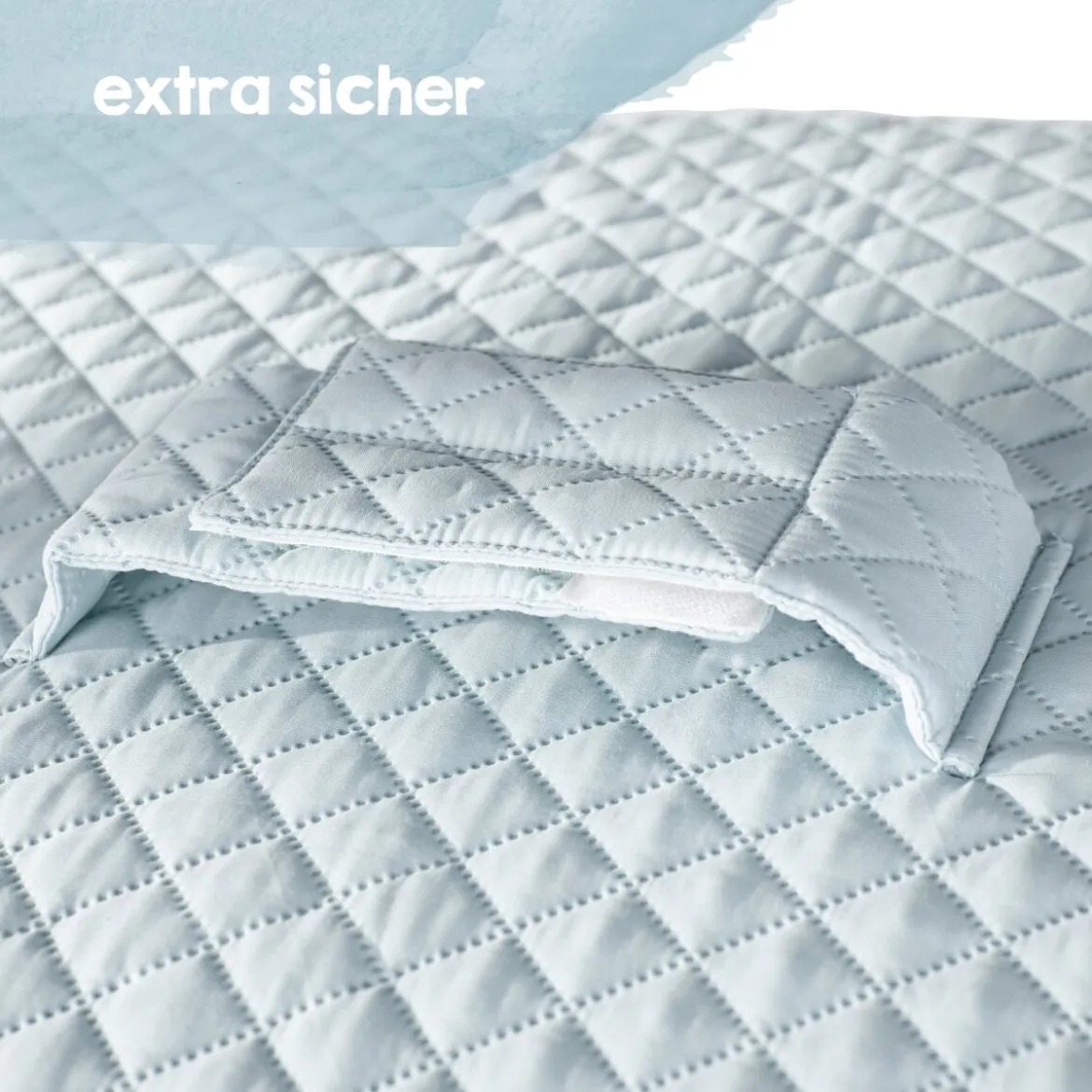 roba Wickelauflage roba Style, 85 x 75 cm, hellblau - B-Ware