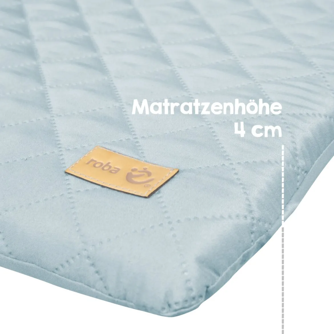 roba Wickelauflage soft, hellblau - B-Ware neuwertig