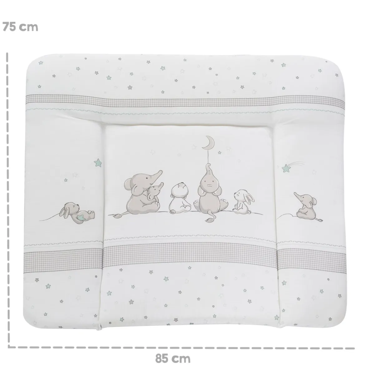 roba Wickelauflage soft Sternenzauber, ca. 85 x 75 cm - B-Ware neuwertig