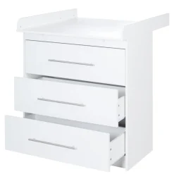 roba Wickelkommode 'Maren' mit abnehmbarem Aufsatz, schmal, 3 Schubladen, Wickelhöhe 90,5 cm - B-Ware